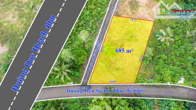 Cần Bán 685m2 Góc 2 Mặt Tiền Khu Phố Khu Tượng Giá 1,xx Tỷ