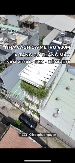 NHÀ PHƯỚC LONG B CÁCH METRO 300M - 66M2 - XE HƠI NGỦ TRONG NHÀ - TẶNG NỘI THẤT - 9.2 TỶ