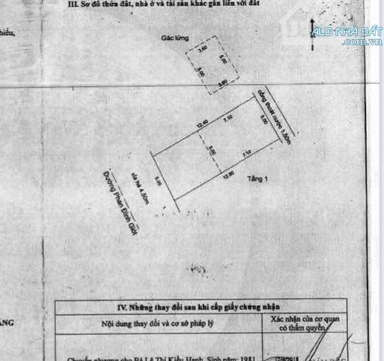 "🏡 Bán đất tặng nhà C4 gác lửng đường Phan Đình Giót – Hoà Hiệp Nam, Liên Chiểu