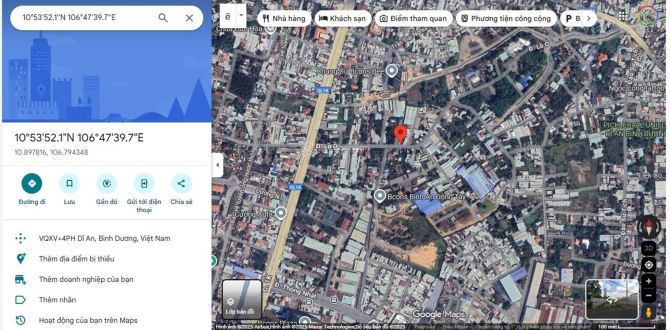 Bán đất Khu phố Nội Hóa 1, phường Bình An, TP Dĩ An, tỉnh Bình Dương, 773.8m2, MT 10m,