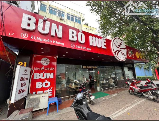 Cho thuê mặt bằng phố Nguyễn Khang – 150m² – MT 15m – giá 30tr/tháng