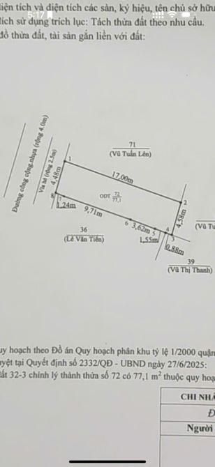 Đất đẹp 79m2 hàng ngon TDP Trung Dũng, Ngọc xuyên, Đồ Sơn, Hải Phòng