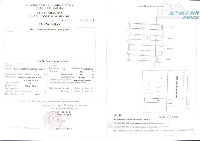 Bán nhà mặt tiền Nguyễn Tri Phương DT 4x26m CN 99.6m2 xây 4 tầng giá 24 tỷ
