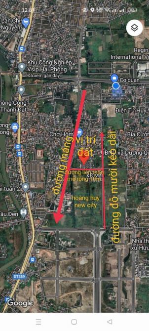 💥💥💥 Bán 100m2 Đất Tân Dương, Phường Thuỷ Nguyên, Gần TTHC, Có Sẵn Nhà Tạm 💥💥💥