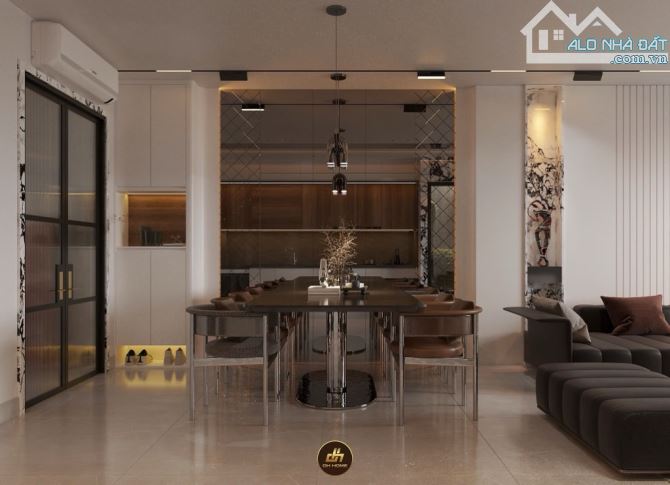 Bán chung cư CLan Lê Đức Thọ sổ 154m 3 ngủ 2wc nội thất xịn thiết kế đẹp