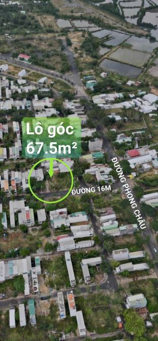 📣Bán lô đất góc mặt tiền đường 16m, thông Phong Châu, TĐC Đất Lành, Phường Nam Nha Trang,