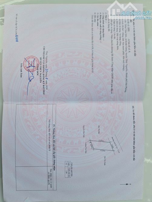 Bán lô đất 60m tại Kênh Giang, Thủy Nguyên, Hải Phòng giá chỉ 1 tỷ 4xx