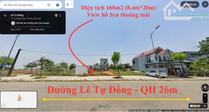 🎯🎯ĐẤT MẶT TIỀN LÊ TỰ ĐỒNG - KQH TD2 THỦY VÂN, TP HUẾ
