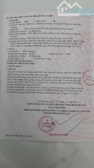 Bán nhà 1 trệt 1 lầu đường xe ô tô thoải mái ở An Thạnh, Thuận An. Gần Cầu Trắng đi vào 80 - 10