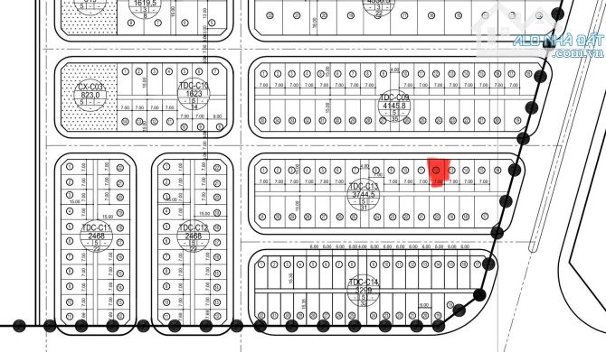 🌟 BÁN LÔ ĐẤT VÀNG – 12C13 TÁI ĐỊNH CƯ KHU C, BẮC SÔNG CẤM 🌟  ✅ Diện tích: 105m² (7m x 15 - 1