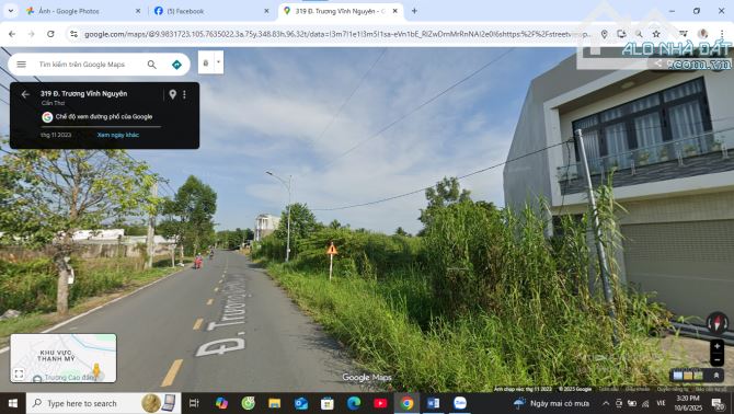 Bán đất 2 mặt tiền có công trình nhà kho 300m2 - 1