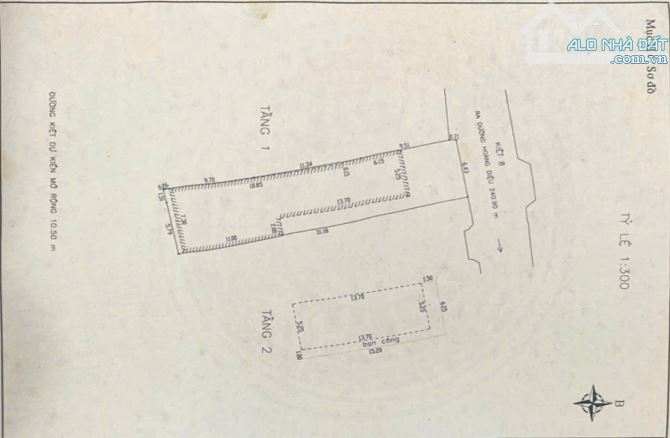 Bán nhà 2 tầng 215 m2 ngang 6,43m đường 8m mở rộng 10,5m Hoàng Diệu, thông Nguyễn Hoàng - 1