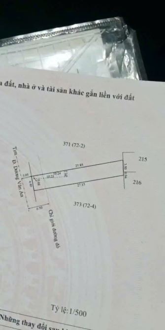 Bán lô đất mặt tiền đường Dương Văn An - Xuân Phú - Huế - Chỉ 3,x tỷ/121m2 - 1