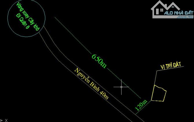 Bán 4500m2 đất Lúa - Gần cầu cây khô - Cách Nguyễn Bình 120m..... - 1