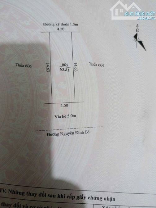 Cần bán nhanh lô đất đường Nguyễn Đình Bể khu An Phú 2, tp Hải Dương (cũ) - 1