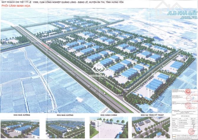 Bán đất CCN Quảng Lãng, Hưng Yên, đa dạng ngành nghề, bàn giao ngay. - 1