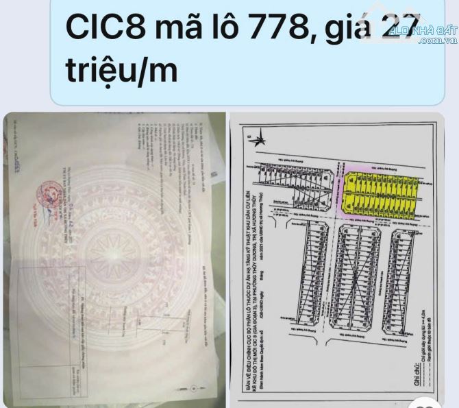 Đất mt View Kênh giá đầu tư Kqh Hói Sai Thượng cạnh FPT Huế - 1