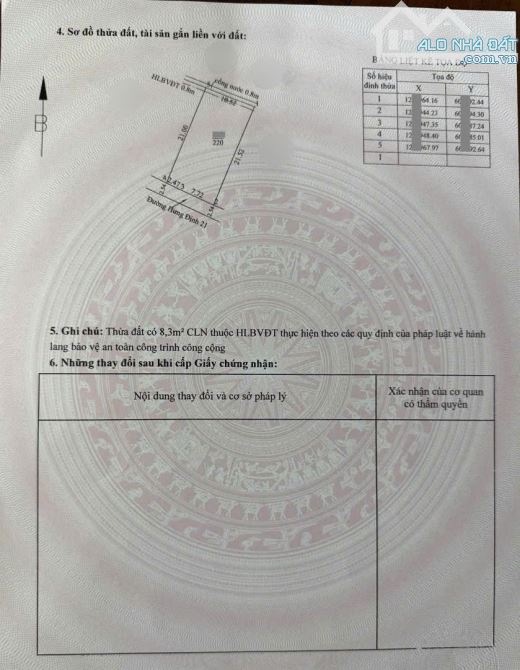 Bán đất 10.2x21.5m, mặt tiền Hưng Định 21 p. Hưng Thịnh gần AEON Bình Dương - 1