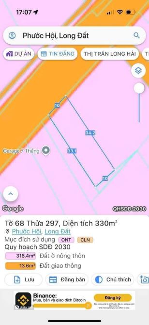 10x33m phước hội gần biển giá 2 tỷ 700 - 1