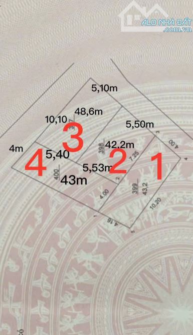 Bán đất ninh xá ninh sở thường tín Dt -48,6 m giá 4,37 tỷ có thương lượng - 1