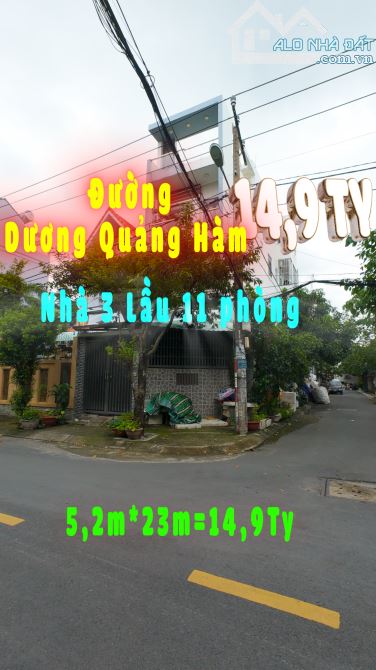 Bán nhà khu biệt thự Dương Quảng Hàm Gò Vấp, DT 5.2x23, 14.9 Tỷ - 1