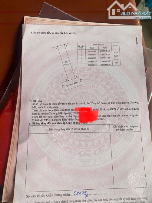 Bán đất :thôn đông tiến xã trần phú huyện chương mỹ hà nội - 1