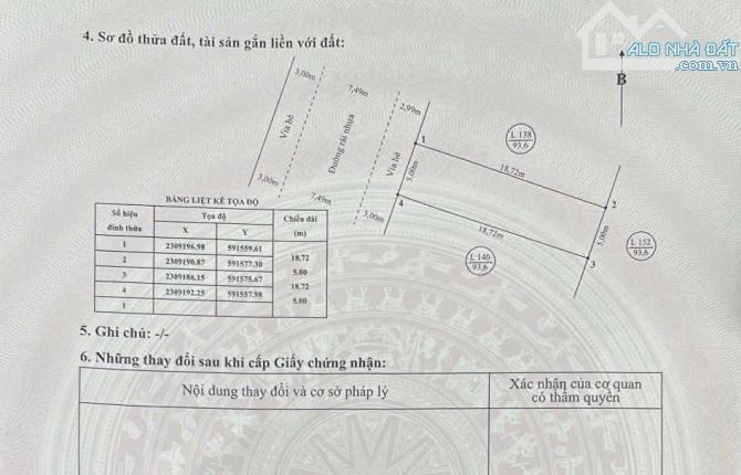 Duy nhất 1 lô khu phân lô Đống Chuối, Hùng Vương 93,6m2-Giá 3,8x tỷ - 1