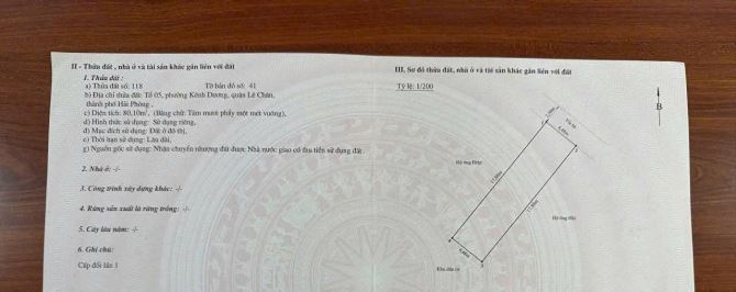 Bán lô đất 80m2 ngang 4.5m mặt đường Lê Văn Thuyết giá tốt - 1