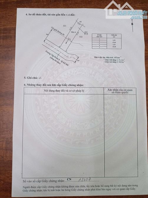 Cần Giuộc nhà 105m2 mặt tiền đường Tập Đoàn 8 Mỹ Lộc đã hoàn công giá đầu tư. - 1