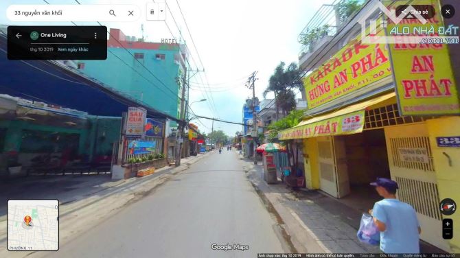 BÁN MẶT TIỀN ĐƯỜNG NGUYỄN VĂN KHỐI , P14, GV 115M2 ĐƯỜNG 12M  GIÁ 18.8 tỷ - 2