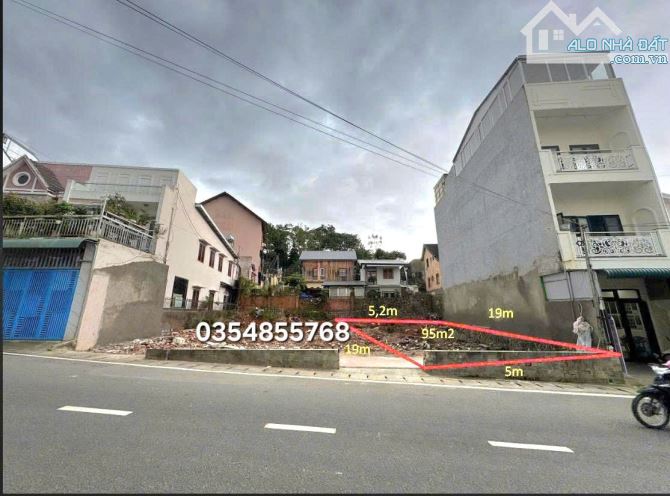 bán lô đất mặt tiền đường Trần Nhật Duật phường 5 thành phố Đà Lạt - 2