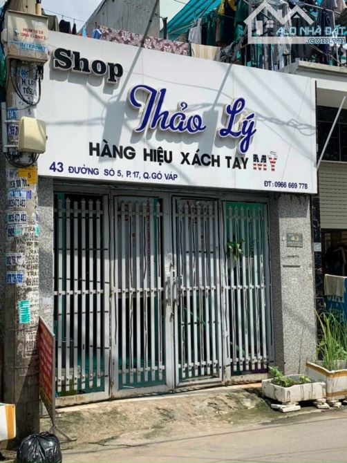 Bán Nhà MT đường số 5,p17 nhà cấp 4, DT 4x18 (CN 72m2) giá 8,3 tỷ. - 2