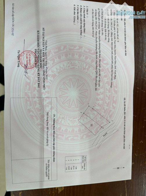 Bán đất khu du lịch Tam Đảo, Vĩnh Phúc. Giá bán 11.6 tỷ - 2