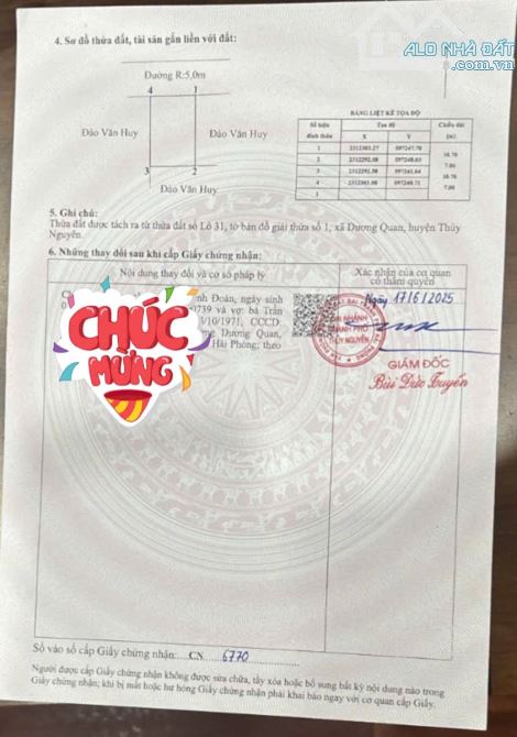 Bán 74,8m đất Dương Quan - Thuỷ Nguyên - Hải Phòng ✅gần trung tâm hành chính mới - 2