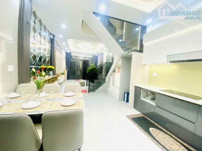NGUYỄN VĂN KHỐI - HẺM XE HƠI THÔNG -49M2 ( 4 X 12 ) - 2 TẦNG - 2 PN MASTER. FULL NỘI THẤT - 2