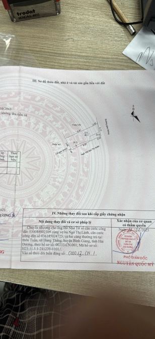 Bán lô đất góc ngõ bùi thị xuân ngõ thông ô tô vào tận đất - 2