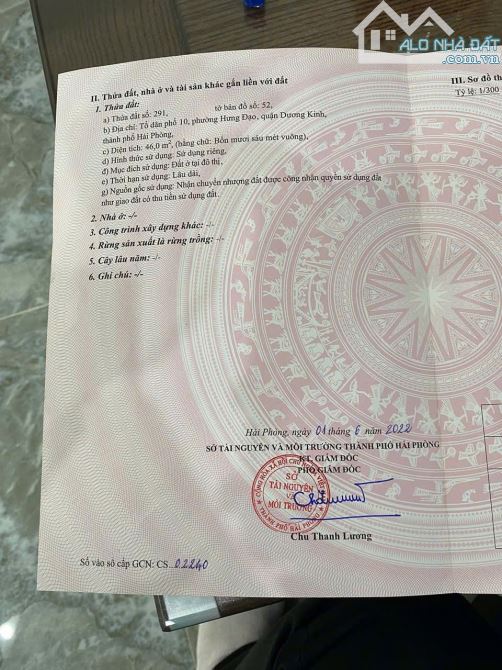 📣📣 BÁN lô đất 46m mặt đường Trần Bá Lương , Anh Dũng , Dương Kinh. Giá chỉ 1.8 tỷ. - 2