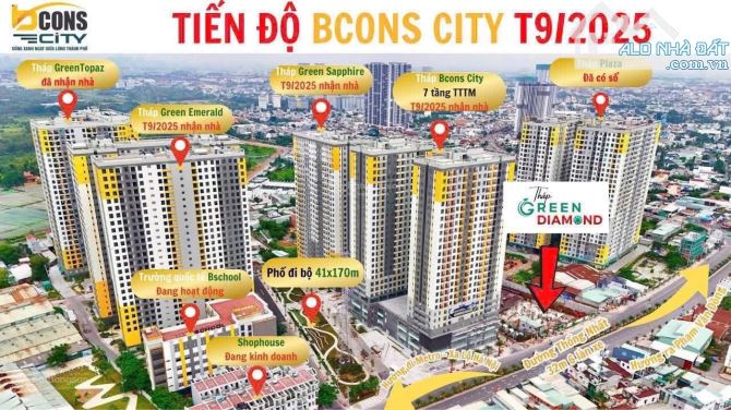 Bán suất nội bộ Bcons City 2.2tỷ/căn 2PN ngay Làng Đại Học Thủ Đức và Metro Suối Tiên - 2