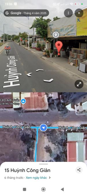 Bán nhà đất đường Huỳnh Công Giản Phường 4 Tp Tây Ninh Tỉnh Tây Ninh( phường Tân Ninh) dt - 2