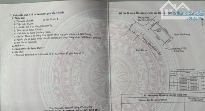 💥💥💥 Bán Đất Gần Ql10, Sau Xưởng Dịch Vụ VinFast Đông Sơn, Lô Góc, 60m2 💥💥💥 - 3