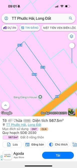 🏡 BÁN ĐẤT THỊ TRẤN PHƯỚC HẢI – 567.5M², CÁCH BIỂN 1.5KM, GIÁ 5.7 TỶ - 3