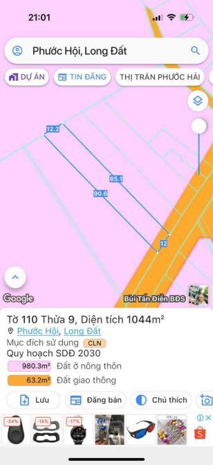 🏖️ Đất Lộc An cách bãi tắm 1km, gần chợ, đường ven biển 300m, giá 5 tỷ thương lượng - 3