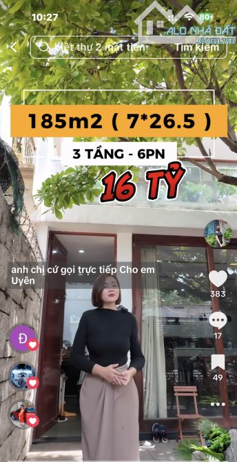 BIỆT THỰ 2 MẶT TIỀN - LÊ VĂN VIỆT - 185M2 - CÂY LỘC VÙNG - HỒ CÁ KOI - 16🧄 - 3