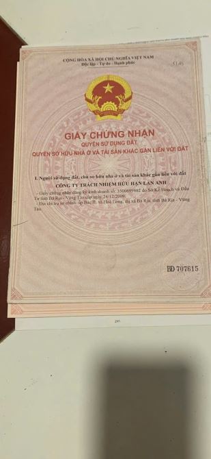 Lô ĐẤT HÒA LONG BÀ RỊA CŨ CÓ DIỆN TÍCH 215MV PHUN THỔ CƯ. 10×21,5 Ở LAN ANH 5 . - Lô đất đ - 3