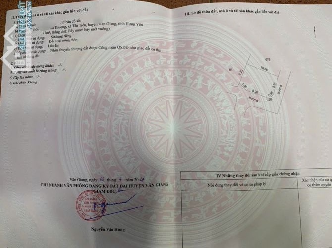 Sát nách Vin 2 có lô góc 77m2, MT 6,2m tại Văn Giang, kề vành đai 3.5 & vành đai 4 - 3