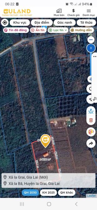 170 triệu bán lô đất 50m x 40m full đất ở tại ia bă cũ ,nay thuộc xã iagrai mới  gia lai - 4