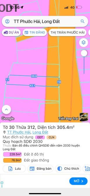 🏞️ BÁN ĐẤT GẦN BIỂN PHƯỚC HẢI – TỈNH LỘ 44B – DT 372M² & 307M² - 4