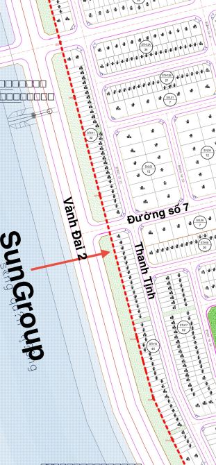 Lô 2 mặt tiền Vành Đai 2 ( Võ Văn Kiệt ) Hà Quang 1 mặt sông view đối diện dự án SunGroup - 4