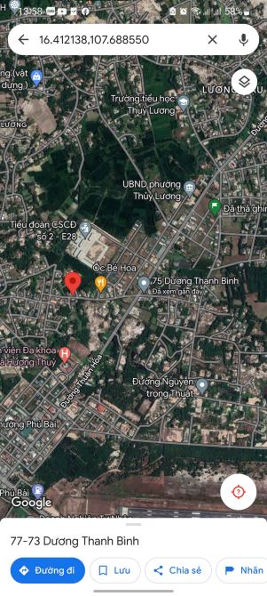 🏡Bán 100m2 đất mặt tiền Dương Thanh Bình, Thủy Lương, Hương Thủy, Huế. - 4