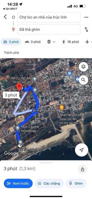 🏖️ Đất Lộc An cách bãi tắm 1km, gần chợ, đường ven biển 300m, giá 5 tỷ thương lượng - 5